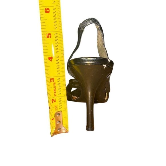 Nine West Leopard Print Strappy Open Toe Pumps women's Size 9.5 Good Condition - Picture 6 of 11